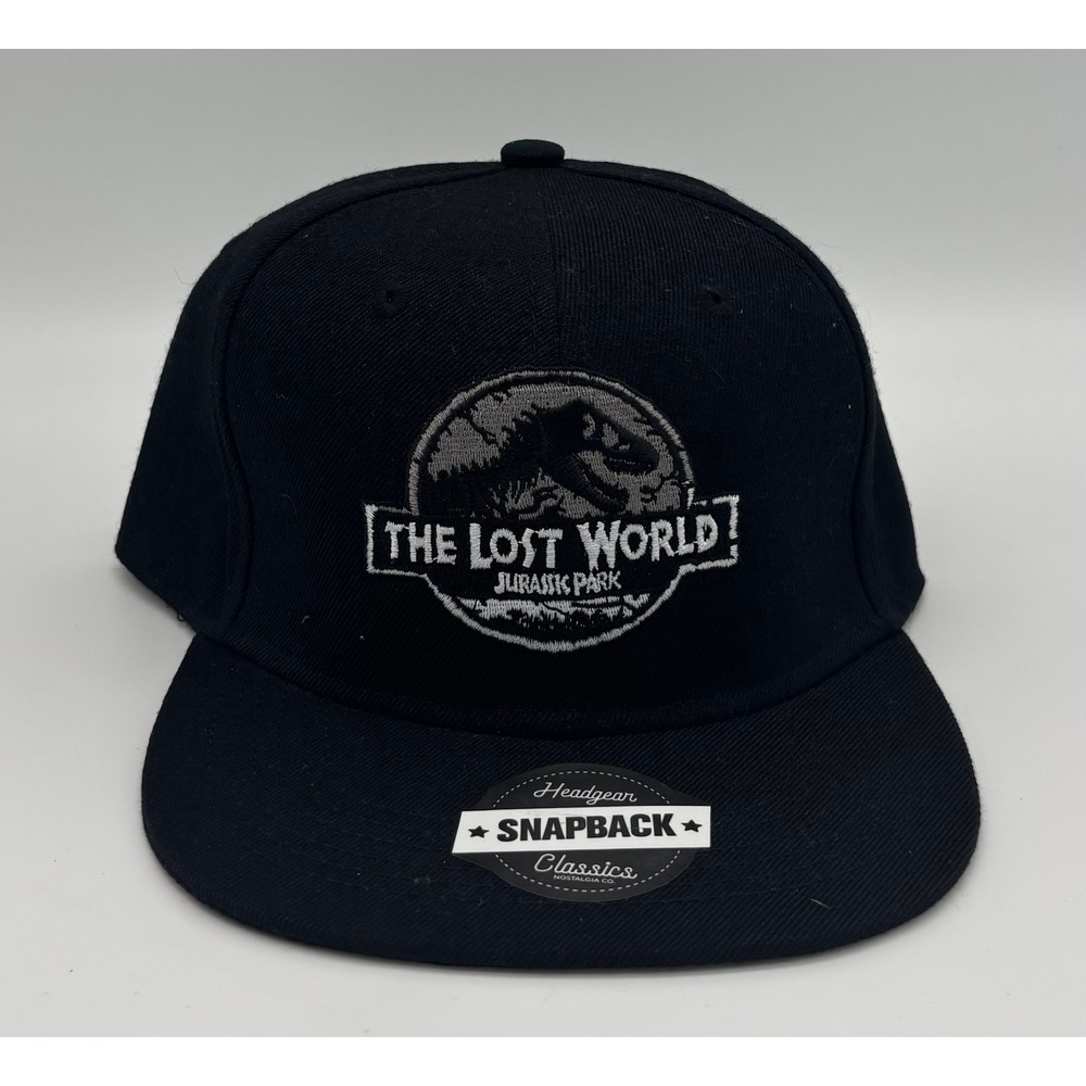 Headgear Classics Jurassic Park The Lost World Snapback Hat Black